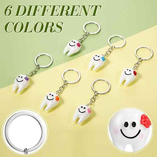 36 Pcs Dental Hygienist Gifts - Makeup Bags, Hair Scrunchies, Tooth-Shaped Key Chains, Hair Holder for Women and Dental Assistants