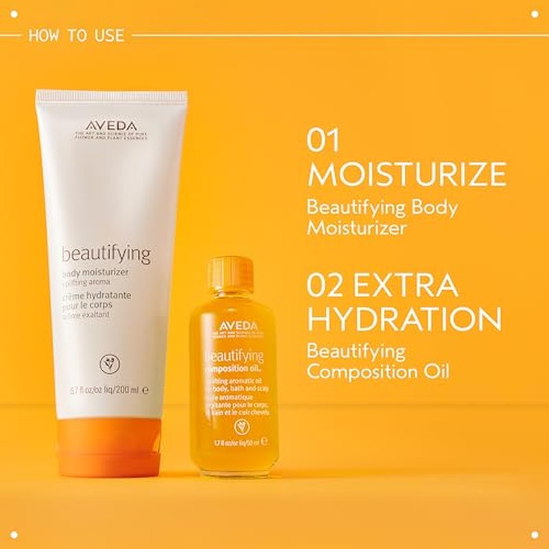 Aveda Beautifying Body Lotion | Rich Body Creme with Certified Organic Shea Butter | Uplifting Aroma of Rosemary, Certified Organic Lavender & Bergamot, 6.7 Fl Oz