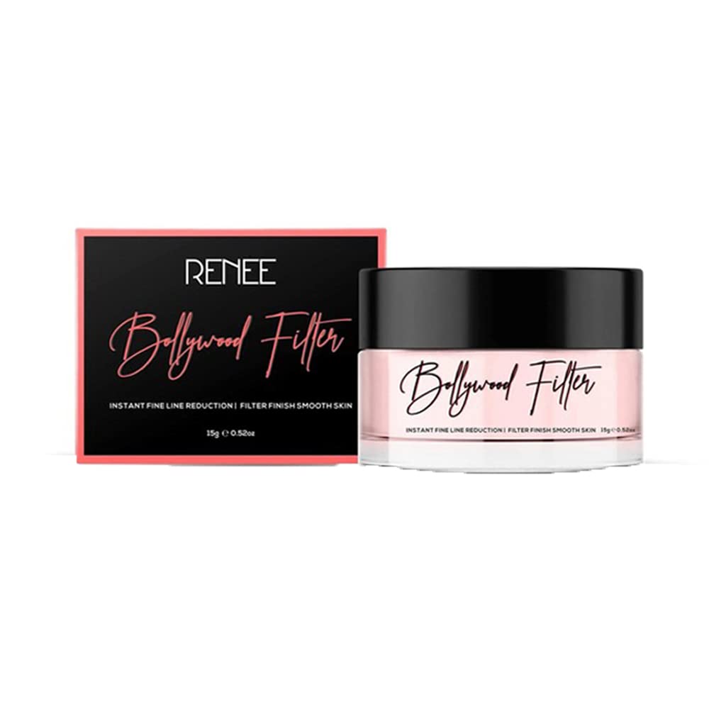 RENEE Bollywood Filter Face Primer 15gm| For A Flawless & Smooth Canvas| Blurs Fine Lines, Wrinkles & Pores Instantly| Hydrating, Lightweight & Non-sticky| Cruelty-Free