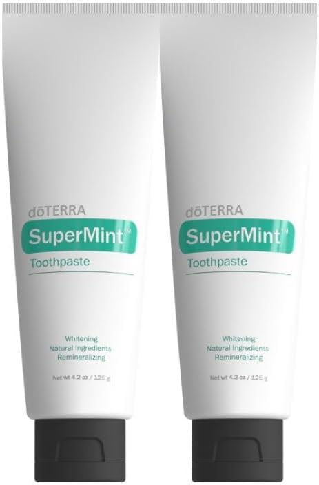 doTERRA SuperMint Toothpaste - Natural Whitening Formula | 125g Tube