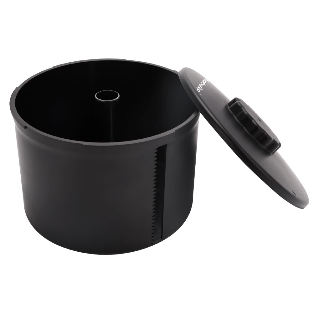 BARBERTOP Black Paper Roll Holder, Neck Strip Dispenser, Neck Papers Case, Hairdressing Tool for Barber