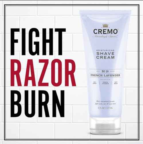 Cremo French Lavender Moisturizing Shave Cream, Astonishingly Superior Ultra-Slick Shaving Cream for Women Fights Nicks, Cuts and Razor Burn, 6 Fl Oz (Pack of 2)