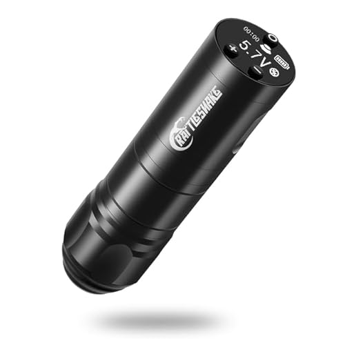 Rattlesnake Rotary Battery Pen Tattoo Machine Digital LED Display 4.2mm Stroke Length (TATTOO MACHINE)
