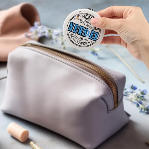 SEIRAA Musical Pocket Mirror Musical Gifts Headlines Don't Sell Papes Sell Papes Musical Compact Mirror (New sies)