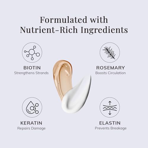 Hair Growth Shampoo and Conditioner Set - Rosemary & Biotin Shampoo and Conditioner for Hair Thickening - Botanical Boost for a Healthy Scalp, Hair Growth and Strengthen