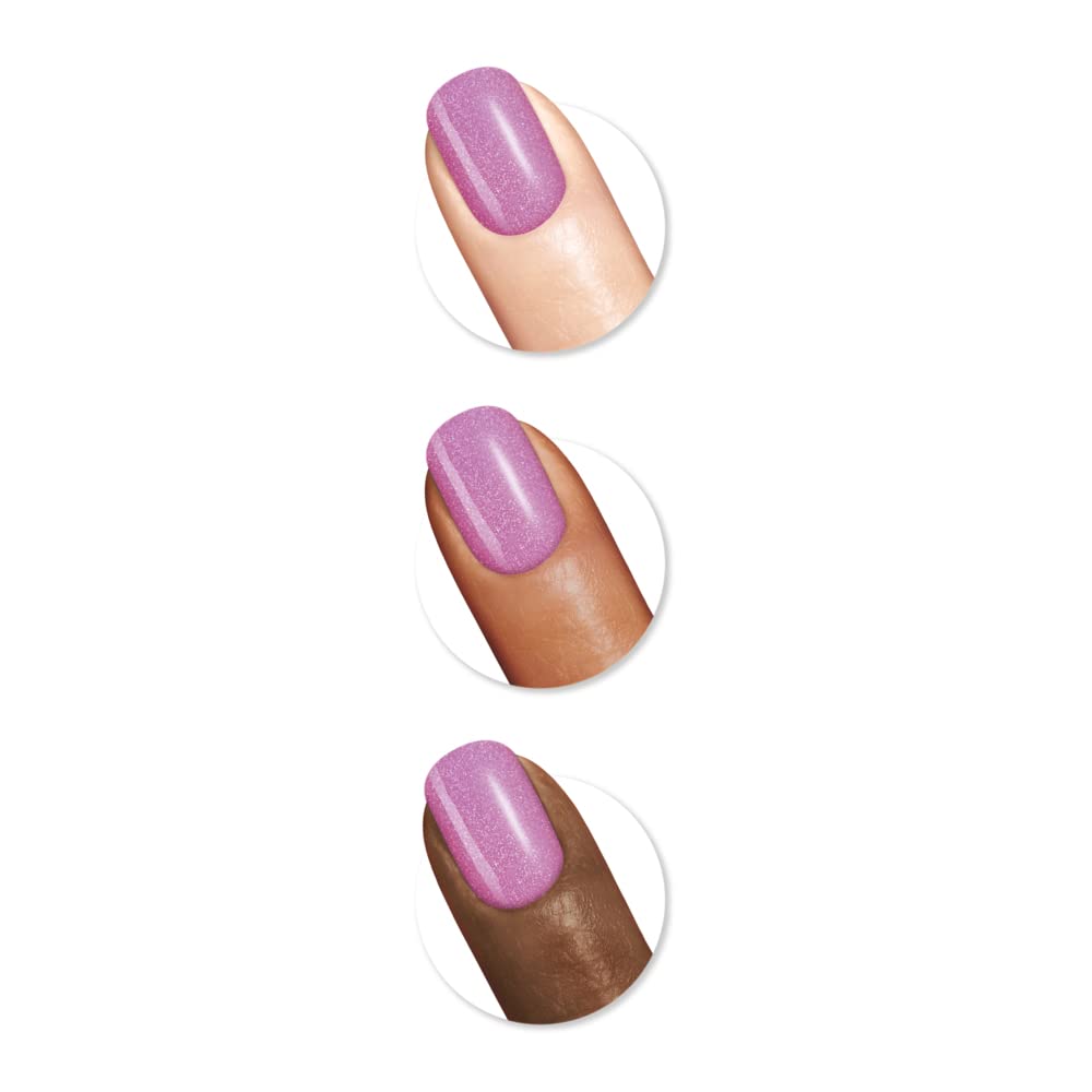 Sally Hansen Miracle Gel Nail Polish - Quartz and Kisses #512 | Long-Lasting, Chip-Resistant Finish (Pack of 2)