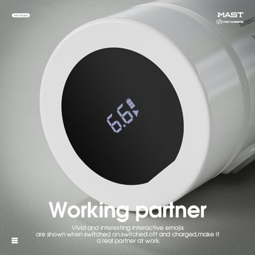 Mast Tattoo Flyb Wireless Tattoo Battery Power Supply for Tattoo Pen Machine, Cordless RCA Jack, Fast Charger Tattoo Battery