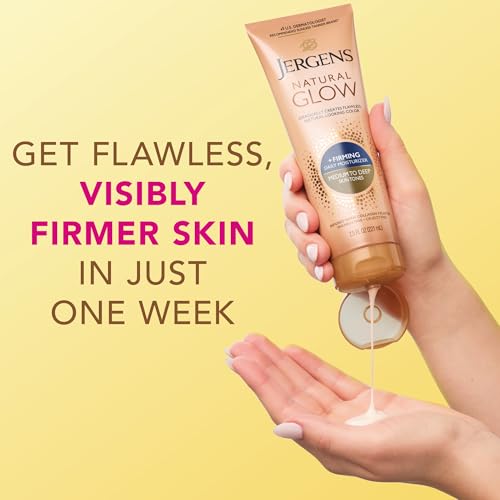 Jergens Natural Glow + Firming Daily Moisturizer Medium to Tan Skin Tones 7.5oz