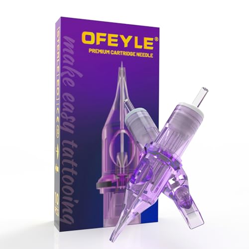 Tattoo Needles 10pcs Assorted Standard Size 9RL Disposable Tattoo Cartridge Needles with Membrane Round Liner Cartridges for Rotary Tattoo Pen Machine Gun Tattoo Supplies