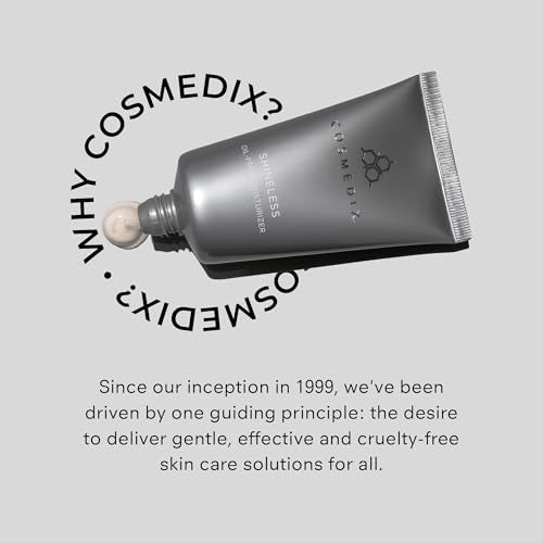 COSMEDIX Shineless Oil-Free Face Moisturizer for Women & Men - Hydrating Face Cream with Vitamin B3 for Oily & Blemish-Prone Skin - Daily Facial Skin Care for Firmer, Smoother & Radiant Glow