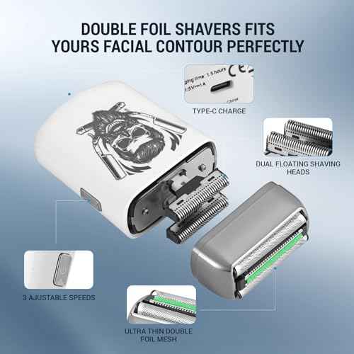 BESTBOMG¢ç Hair Clippers for Men Professional, Beard Trimmer Kits & Sets, Electric Shavers, Hair Clippers & Trimmer Ceramic T-Blade, for Barber, for Gifts