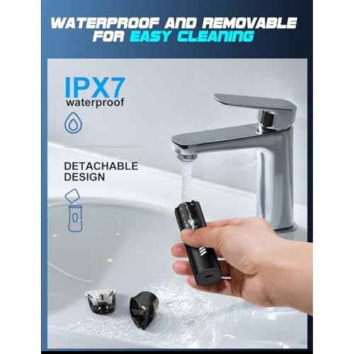 Body Hair Trimmer for Men: Manscape Electric Razor, Versatile Hair Trimmer for Groin, Beard, Nose/Ear Hair, Waterproof & USB-C Rechargeable,Travel Lock,Christmas Gifts for Men