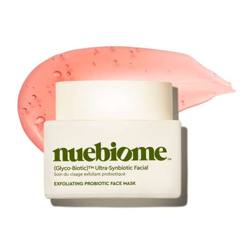 Glyco-Biotic Ultra Synbiotic Facial, AHA/BHA Face Mask for Great Skin Clarity, Texture, Radiant Skin, Acne Control and Refining Pores; 54 mL