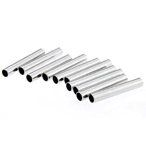VideoPUP 10pcs Stainless Steel Back Stem Tube Grip Tip for Needle Supply Tattoo Machine