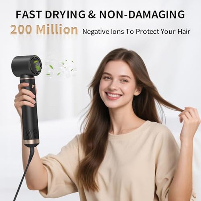 Blow Dryer Brush 5 in 1: Ionic Hot Air Styler Hair Dryer Brush Blow Dryer Set for Curling Volumizing Straightening Styling