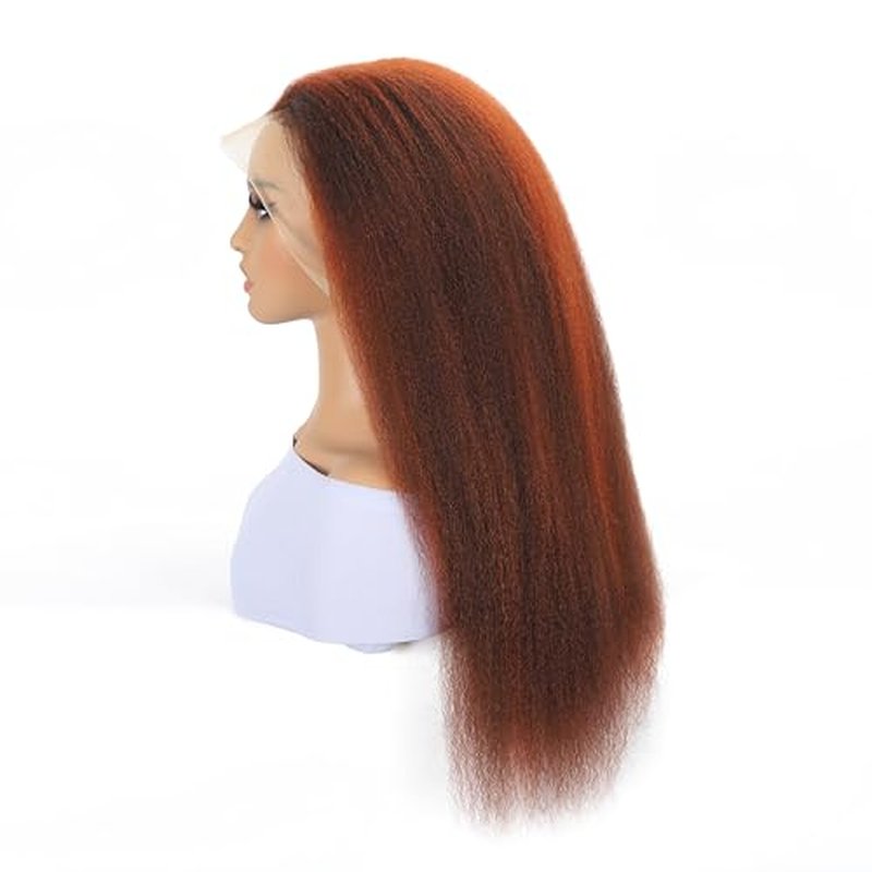 Kinkycurly Wig Human Hair 13x4 Curly Lace Front Wig Human Hair With Baby Hair Pre Plucked 4/350 Colored HD Lace Glueless Wigs Human Hair For Women 180 Density