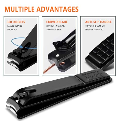 Manicure Set Men Nail Clipper Set Personal Care Nail Grooming Kits Travel Nail Care Set Manicure Tools Fenlebeneil Nail Clippers Pedicure Kit Basic Nail Care Tools Gift for Men Women