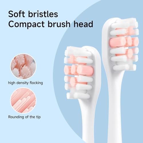 V3 Sonic Electric Toothbrush for Adults - Dual Display, 5 Cleaning Modes, Up to 200 Days Battery on a Single Charge, 4 Brush Heads & IPX7 Waterproof Design