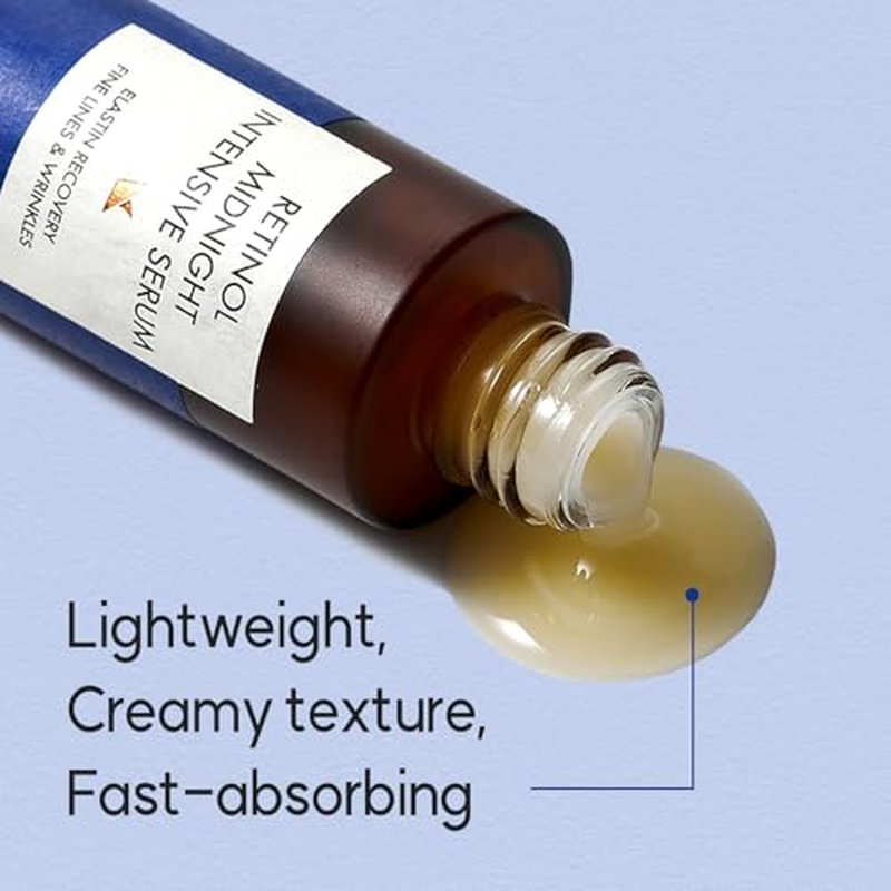 DANIQUE Retinol Midnight Intensive Serum - Stem Cell Advanced Solution for a Youthful Look and Wrinkle Care - 30ml, Korean Skin Care Beauty Serum Booster