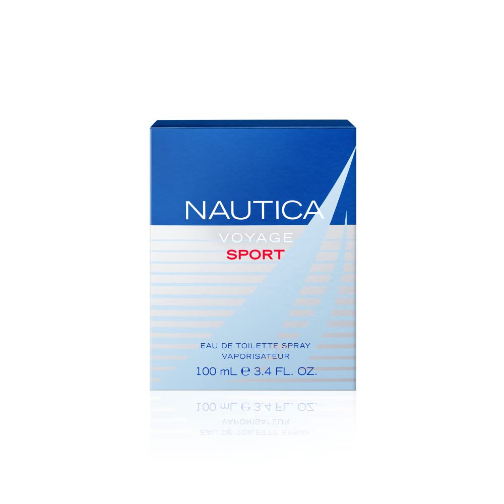Nautica Voyage Sport Eau De Toilette Spray 3.4 Oz/ 100 Ml for Men, 23 Fl Oz, I0030560