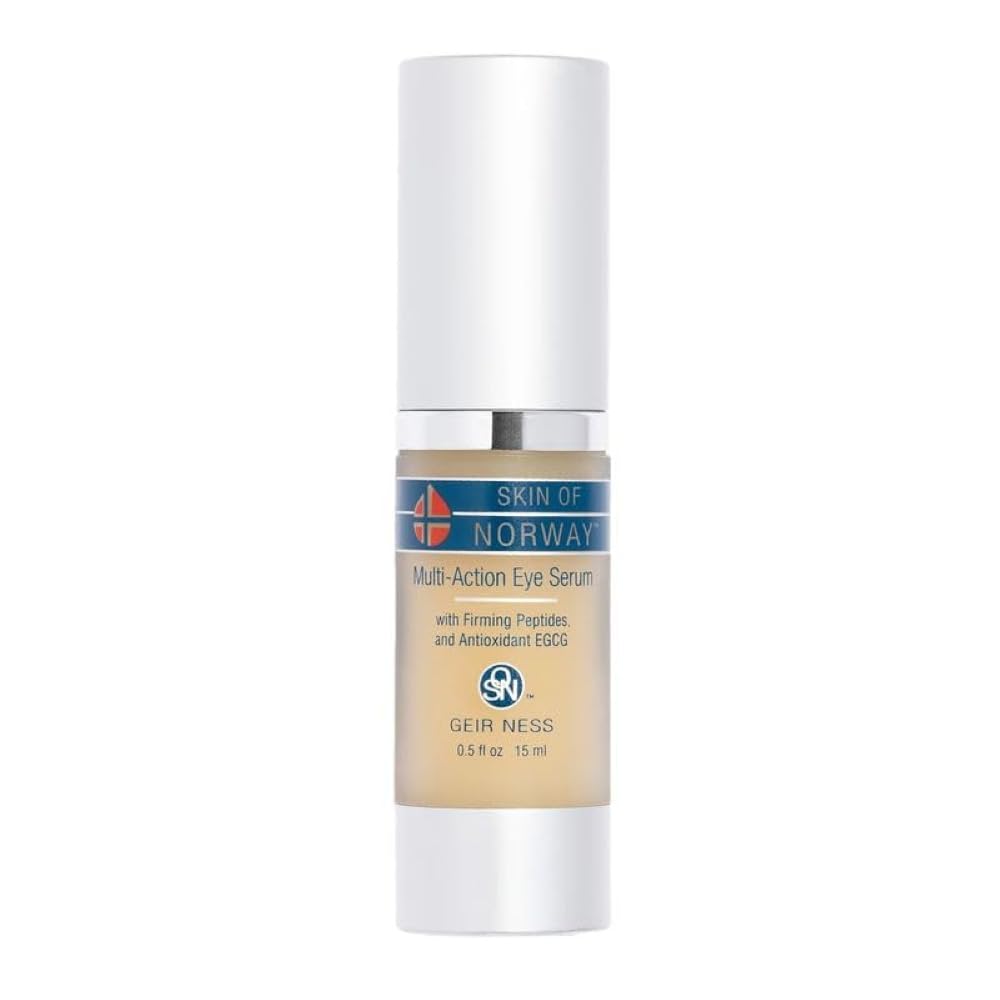 Geir Ness Skin of Norway Multi-Action Eye Serum - Firming Peptides - Illuminate Dark Circles - for Tired and Puffy Eyes