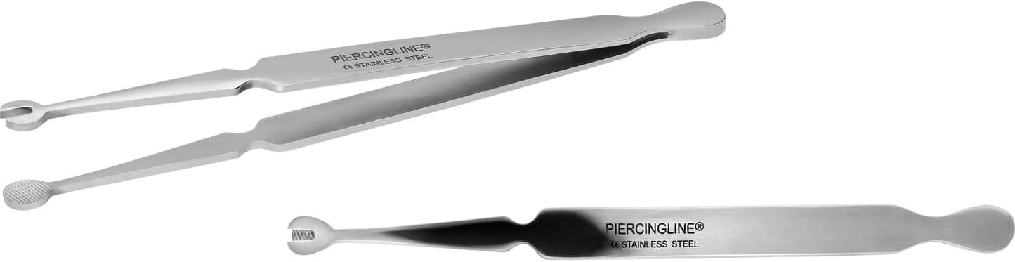 Piercing Tool - Labret Half Pincer Stainless Steel Ball Holder | Precision Design