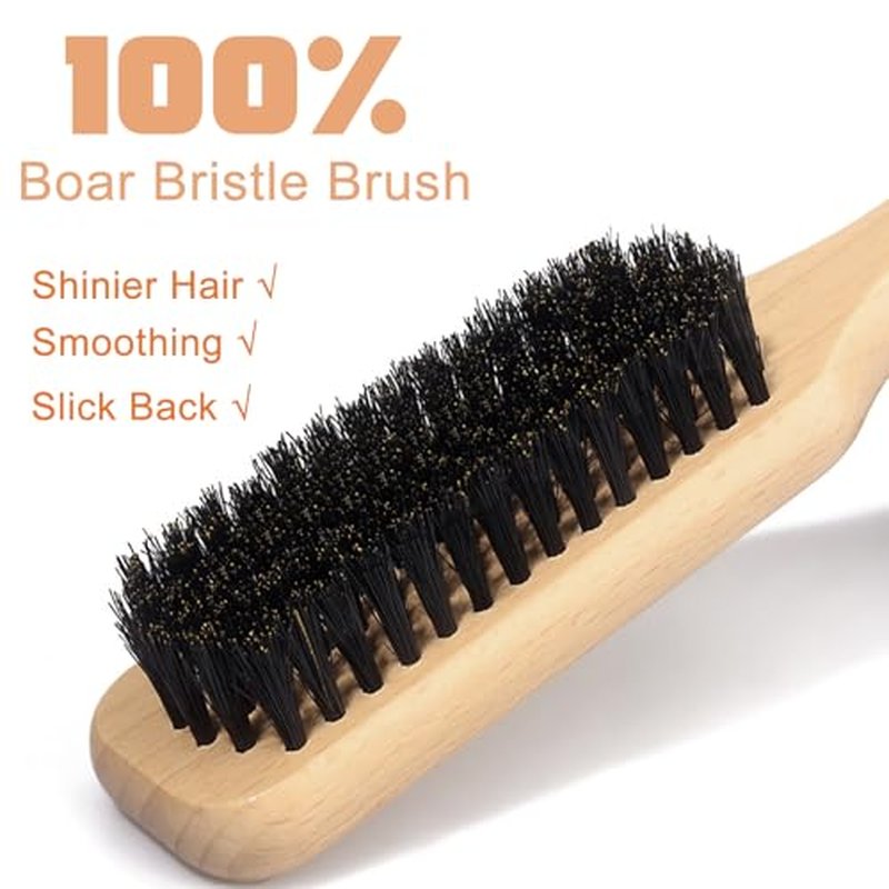 Hair Wax Stick Set for Flyaways Slick Back ? Includes Wax Stick for Hair, Slick Back Hair Brush, Hair Finishing Stick ? Hair Styling Products for Women, Taming Frizz & Creating Sleek Styles