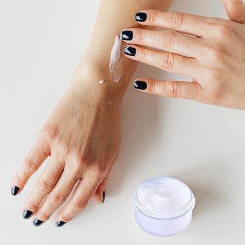 5 Pcs 10ml Small Travel Containers - Convenient Travel Jars for Creams, Travel Lotion Container, Travel Makeup Containers Essential Compact Size for Traveling