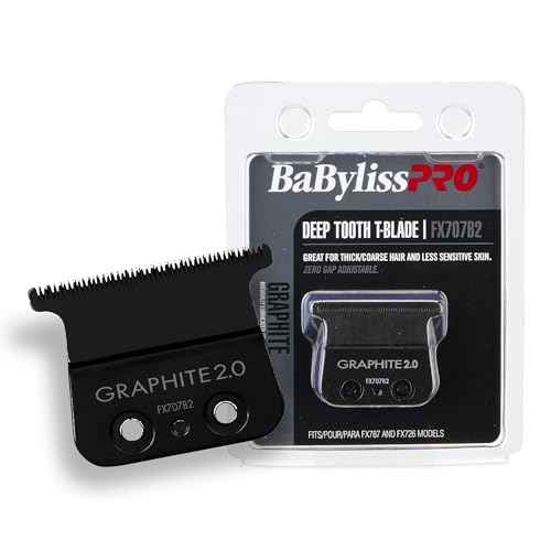 Replacement Blades, Deep-Tooth T-Blades for Outlining Hair Trimmers (FX787, FX799) and LoPROFX Trimmers (FX726, FX729)