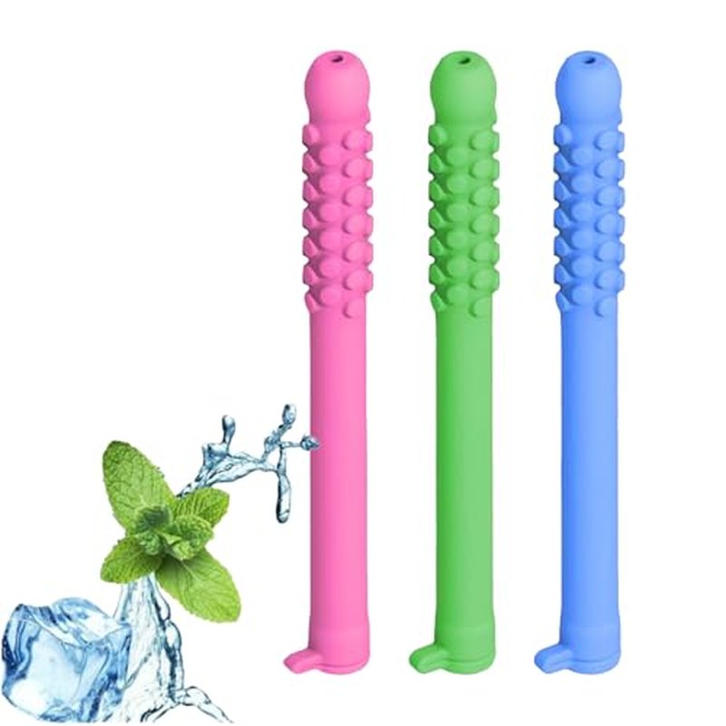 3Pcs Chewable Breather Sticks for Breath Fresh - Fruity Craving Relief, Chewable Breather, Fresh Breath Oral Fixation Replacement