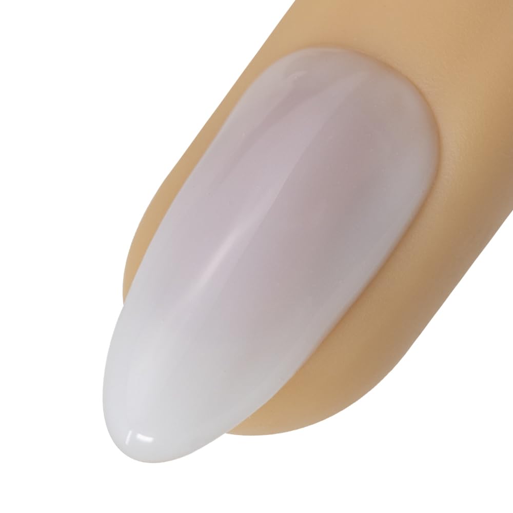 Young Nails ManiQ Fiber Gel with Keratin, Milky White, 1/3 Oz