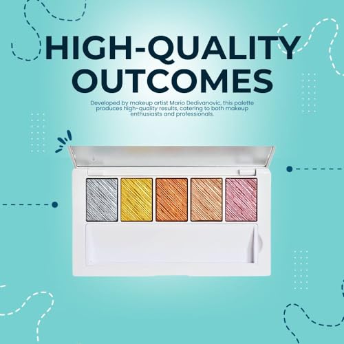 MAKEUP BY MARIO Master Metals¢ç Eyeshadow Palette 5 x 0.05 oz/ 1.5 g