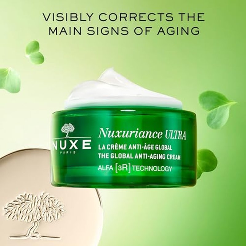 Nuxe Nuxuriance Ultra Global Anti-Aging Cream with ALFA 3R Technology, Firming, Anti-Aging Treatment, 1.7 Fl Oz