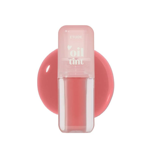 ETUDE Dear Darling Oil Tint #7 Honey Vanilla (0.14 fl.oz) | High Moisturizing and Strong Hydrating Lip Oil/Lip Gloss | Smooth and Moist Lips | Non-Sticky Lip Oil Tint For Dry Lips | Korean Makeup