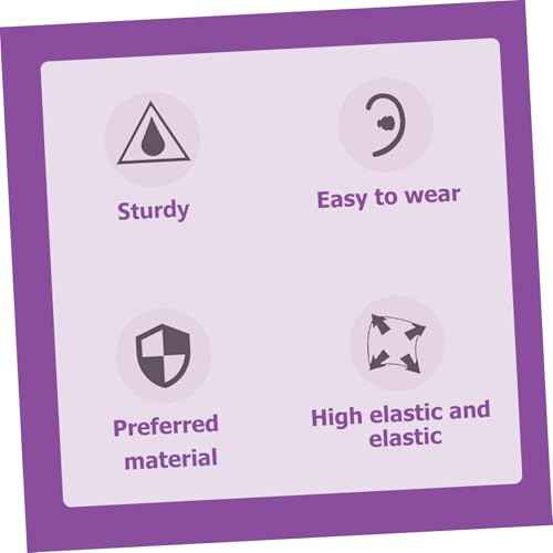 minkissy 100pcs Hair Dyeing Ear Caps Earmuffs for Bathing Sleep Hair Treatment Boys and Girls Disposal Ear Covers