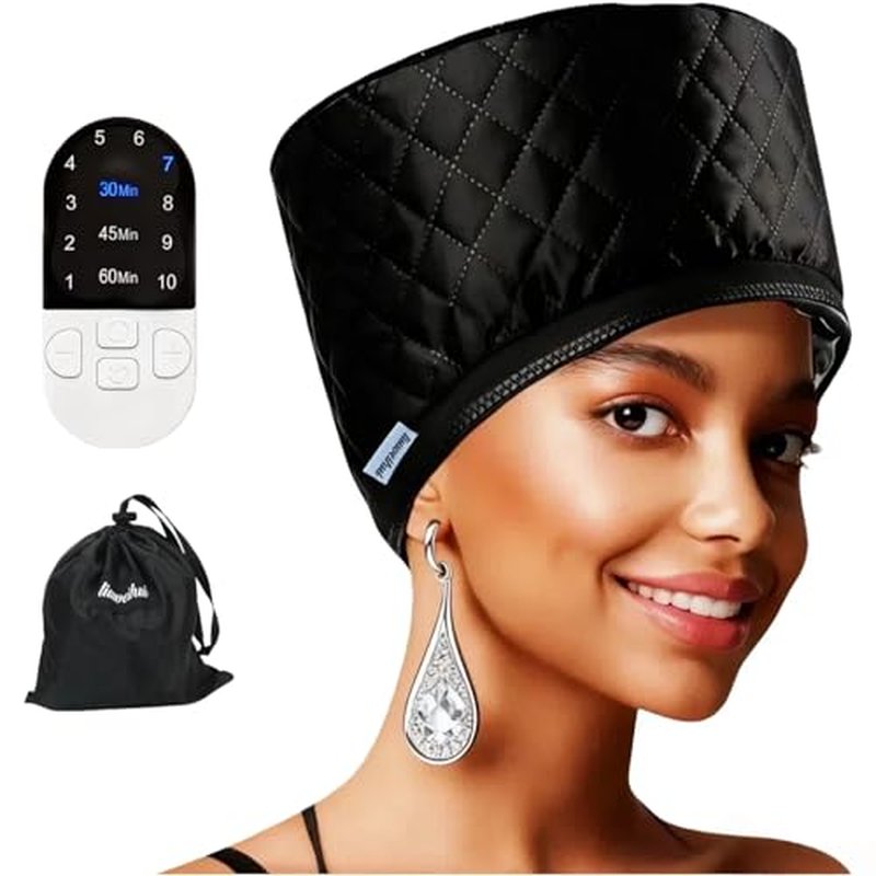 Home Use Hair Steamer for Natural Hair - 10-Speed Temperature Adjustment, Fast Heating, Deeply Nourishes Hair Strands