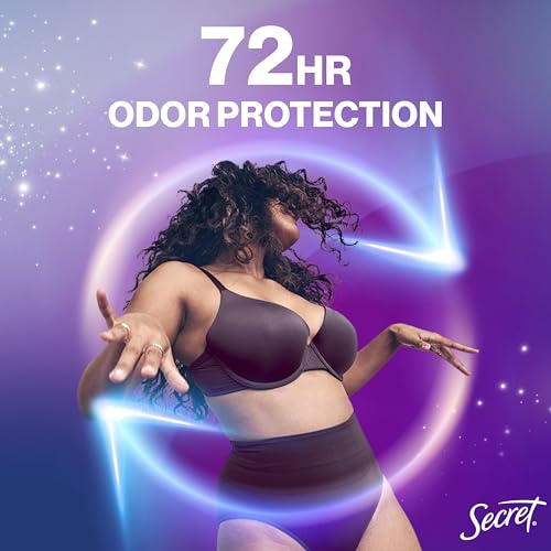 Secret Whole Body Deodorant Stick for Women, Naturally Derived Ingredients, Unscented, Aluminum Free Deoderant Stick, 72 HR Odor Protection, 2.4 oz
