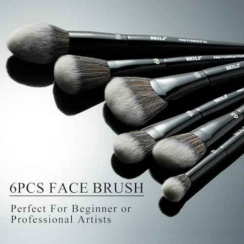 BEILI Makeup Brushes 14Pcs Professional Eyeshadow Brush Set Premium Synthetic Makeup Brushes for Liquid, Cream & Powder Eyeshadow