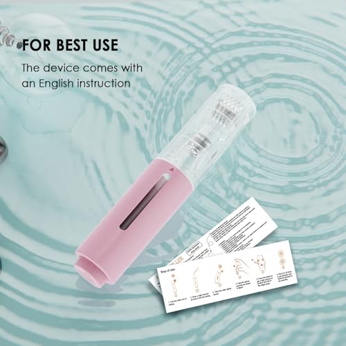Infusion Derma Roller for Face Scalp Lips At-Home Use | 2-in-1 Titanium Micro-Needles | Compact 0.25mm Microneedling Skin Beauty Tool
