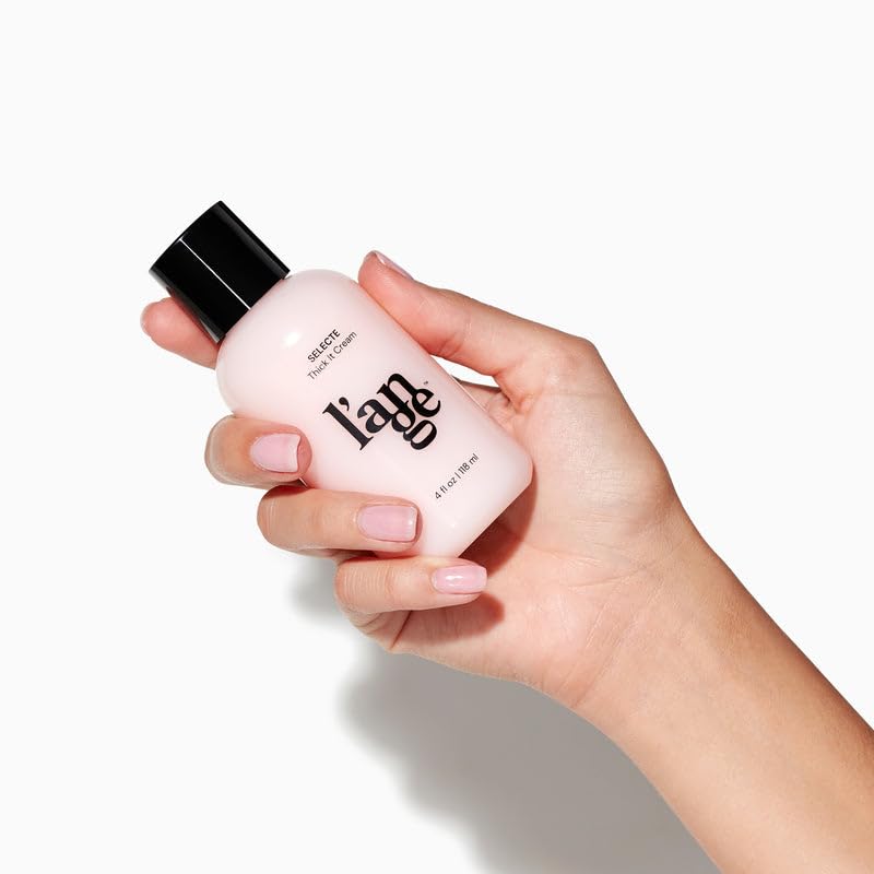 L'ANGE HAIR Thick It Cream - Volumizing Lightweight Styler for Texture & Body | 4 Fl Oz | No Parabens or Sulfates