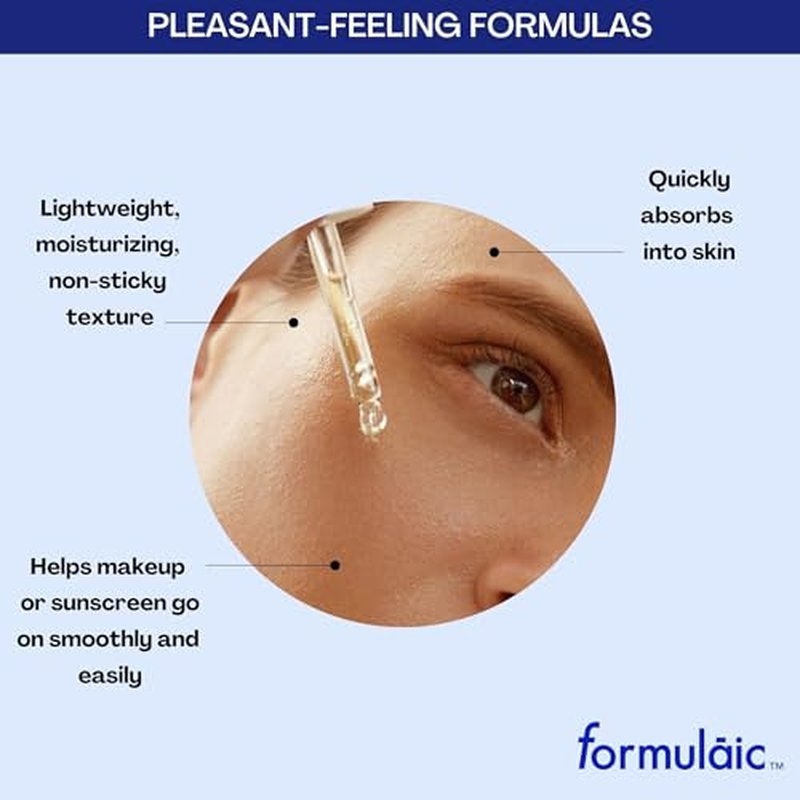 Formulaic¢â Vitamin C, Retinol & Hyaluronic Acid Serums | Hydrates, Revitalizes, and Evens Skintone | Box Set of 3 Face Serums | Perfect Skincare Gift | 3 Fl Oz