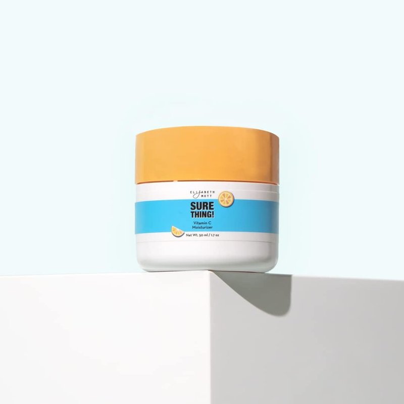 Elizabeth Mott Vitamin C Face Moisturizer – Lightweight Gel Cream with Gentle Triple Vitamin C Complex, Ceramides & Antioxidant-Rich Ingredients – Brightening Hydration for Radiant Skin, 1.7 oz