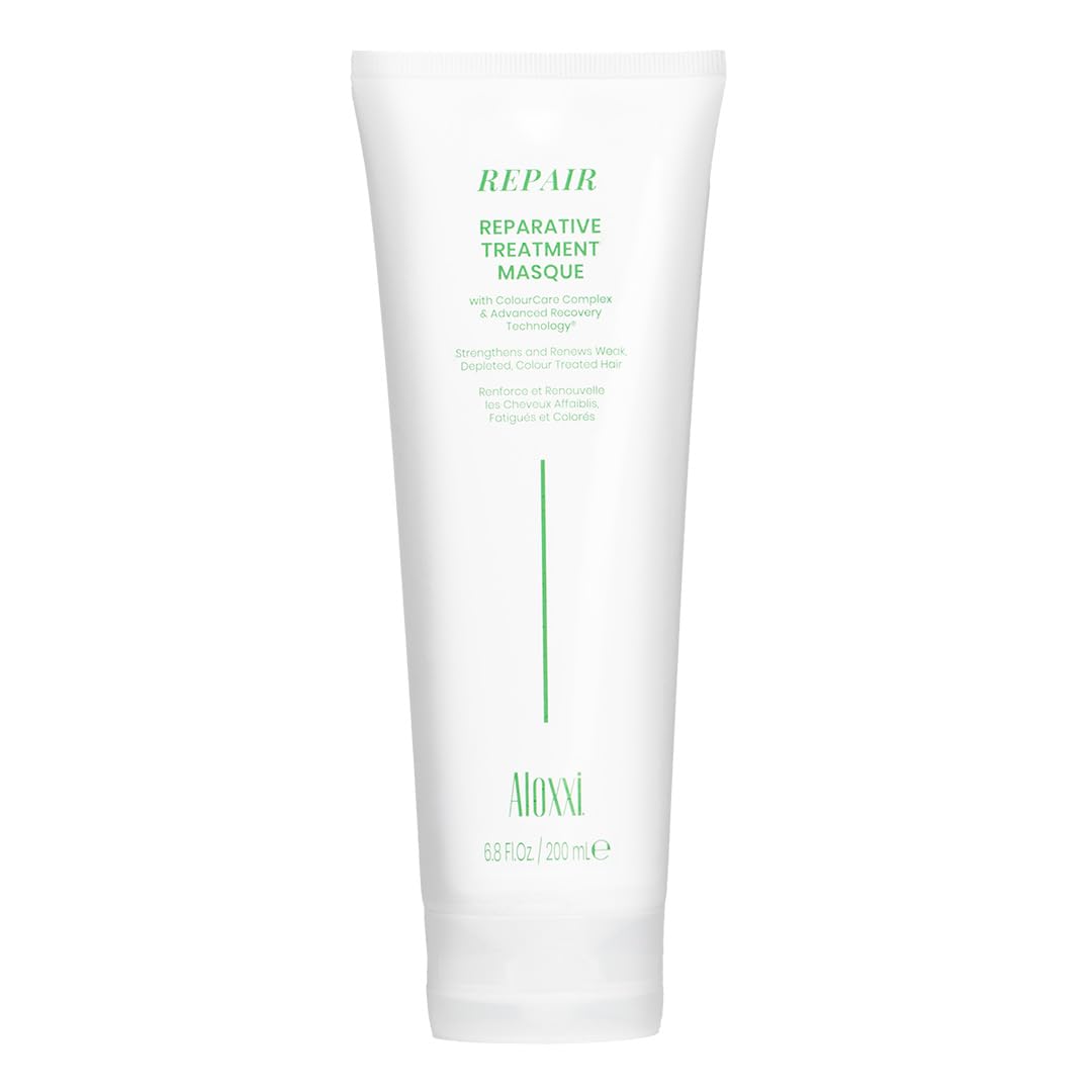 ALOXXI Repair Hair Mask for Color-Treated Hair Enriched with Keratin & Peptides, Deep Conditioning Treatment for Dull and Damaged Locks, 6.8 Fl Oz