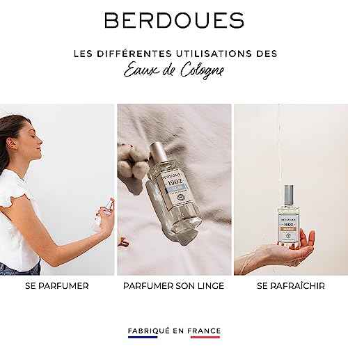 Berdoues 1902 Eau de Cologne | Long Lasting Scent Made in France | Spray Fragrance for Men & Women | Luxury Unisex Perfume with Premium Quality