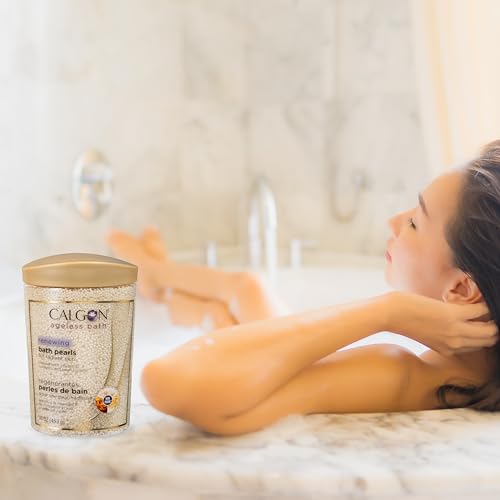 Calgon Ageless Bath Series Renewing Pearls, 16 oz.