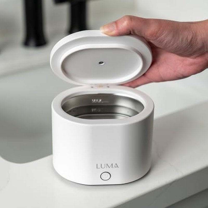 Ultrasonic Dental Appliance Cleaner ? 42kHz Sonic Cleaning for Retainers, Aligners, Mouth Guards & Dentures
