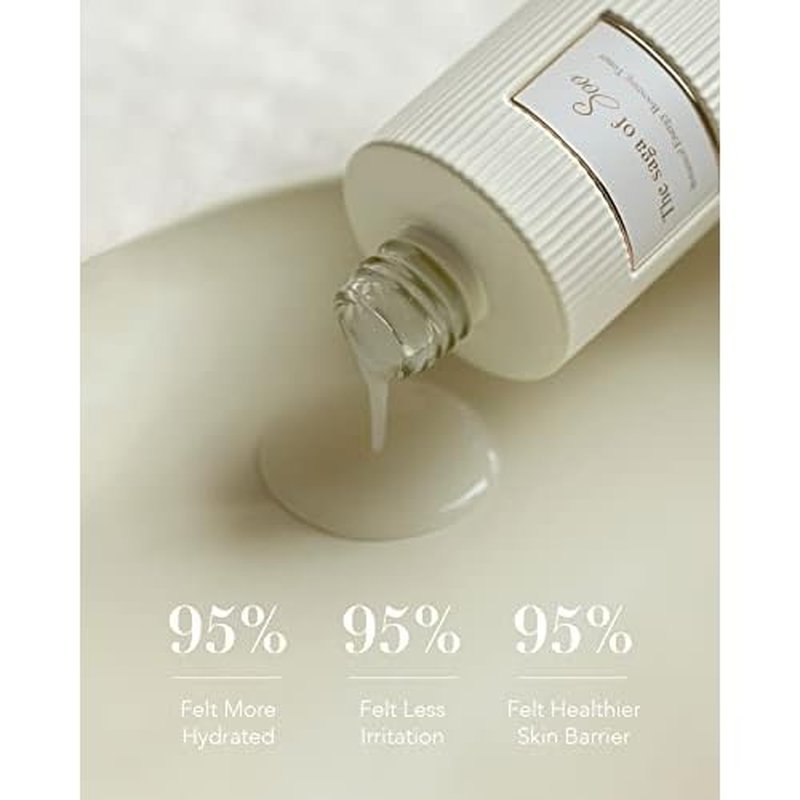 Sooryehan THE SAGA OF SOO BOTANICAL ENERGY (360 ml / 12.17 Fl Oz) - Korean Skincare Gift Set by LG BEAUTY. Botanical Energy Boosting Toner, Balancing Moisturizer, Cream, Foam Cleanser.