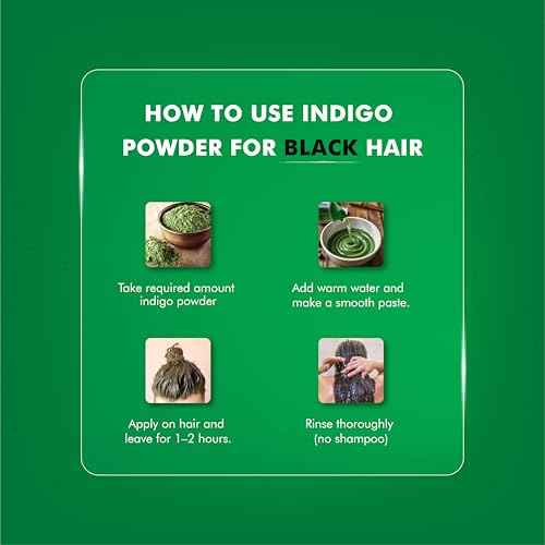 100% Natural Indigo Powder for Hair (227g / (1/2 lb) / 8 ounces) Indigofera tinctoria to color your hair brown to black
