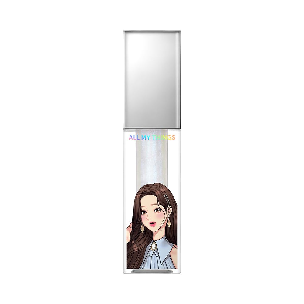 AMTS True Beauty Joo Kyung Kiss Lip Plumper Hydrating Nourishing Volumizing Lip Lifter Gloss, High-Shine Lip Glaze (05 Girl's Night)
