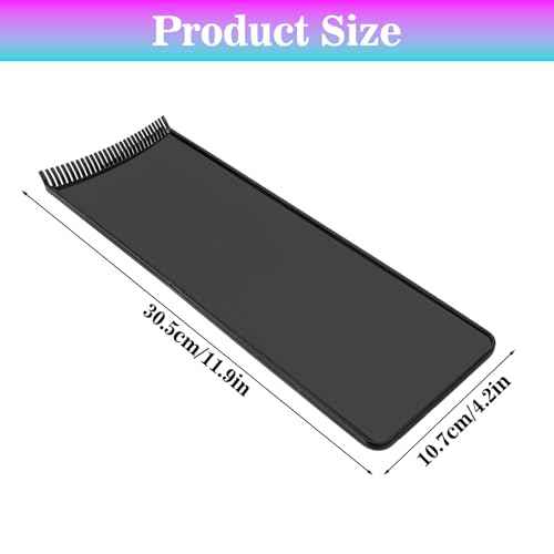 Balayage Board Highlighting Kit, Highlighting Board with Teeth, Lightweight Foiling Boards for Hair Dye Tools, Reusable Hair Dying Tools for Barber Salon Hairstylist Hairs Dying Tool